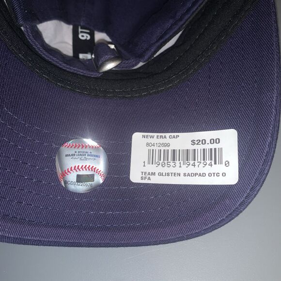 New Era Womens 9twenty baseball Cap Hat San Diego Blue Adjustable - Picture 4 of 5